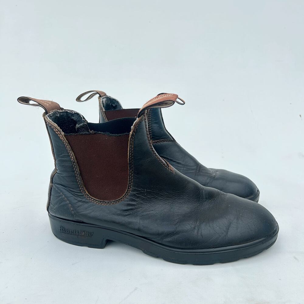 Blundstone Women’s Boots Chelsea Dark Brown Black Ankle Leather Work 9